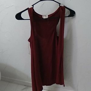 Maroon vest/cover up